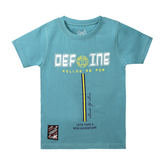 H&H Round Neck T-Shirt Cyan Blue (KHC006)