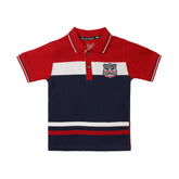 H&H Kids Polo T-shirt Red Navy (KHC011)