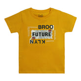 H&H Round Neck T-Shirt Half sleeve Steel Yellow (KHC009)