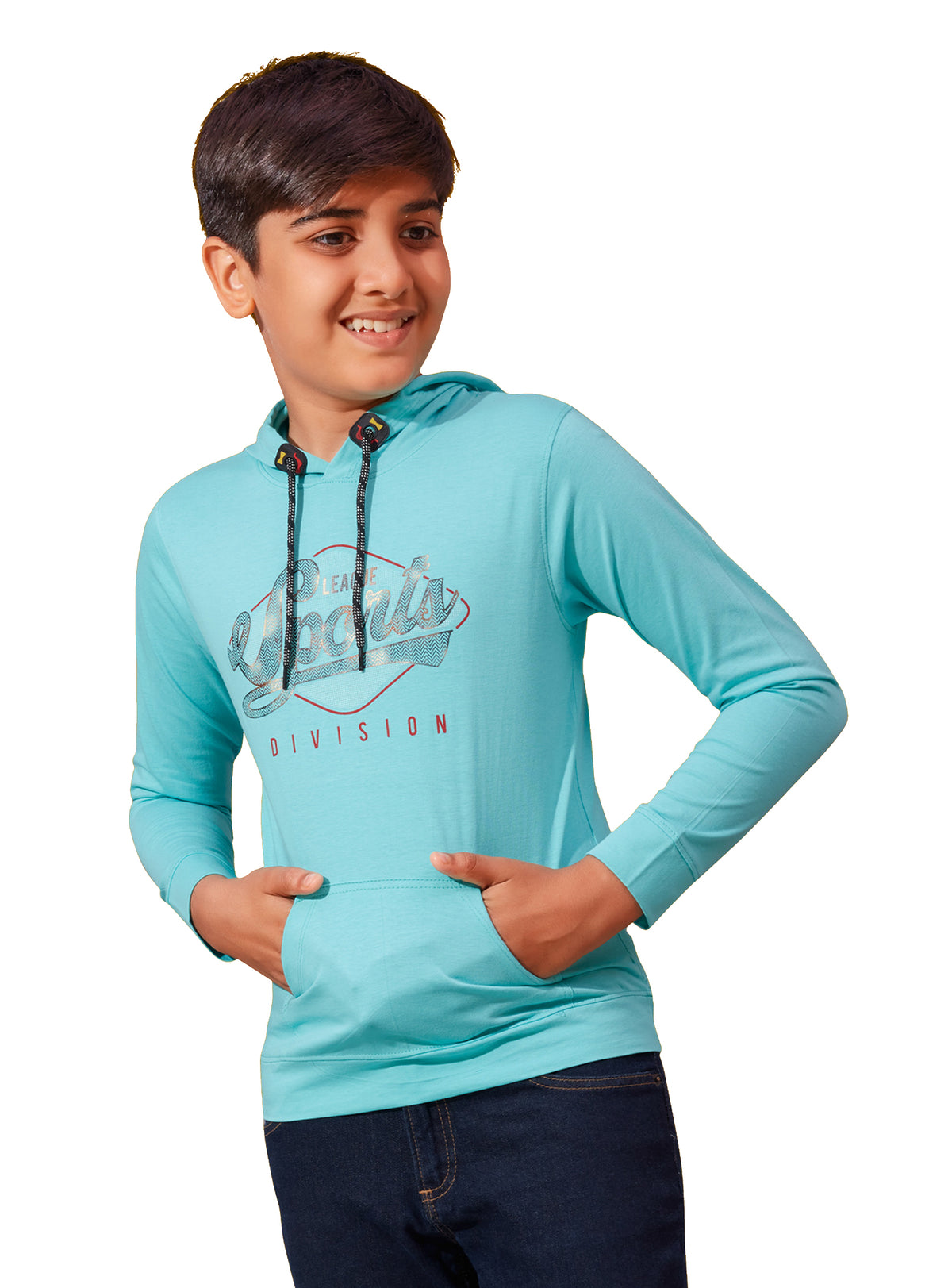 H&H Full Sleeve Hoodies T-shirt Aqua Green (KHC008)