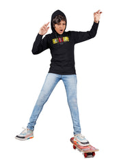 H&H Full Sleeve Hoodies T-shirt Black (KHC008)