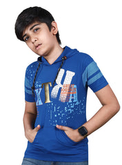 H&H Kids Hoodie T-shirt Royal Blue (KHC003)