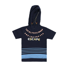 H&H Kids Hoodie T-shirt Navy  (KHC003)