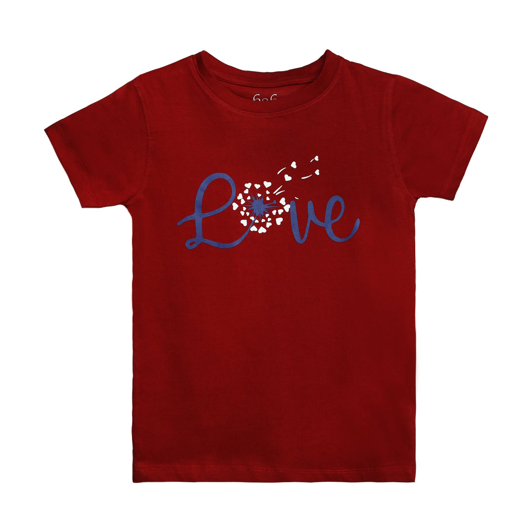 H&H Girls Pyjamas Combo - RED & VIOLET