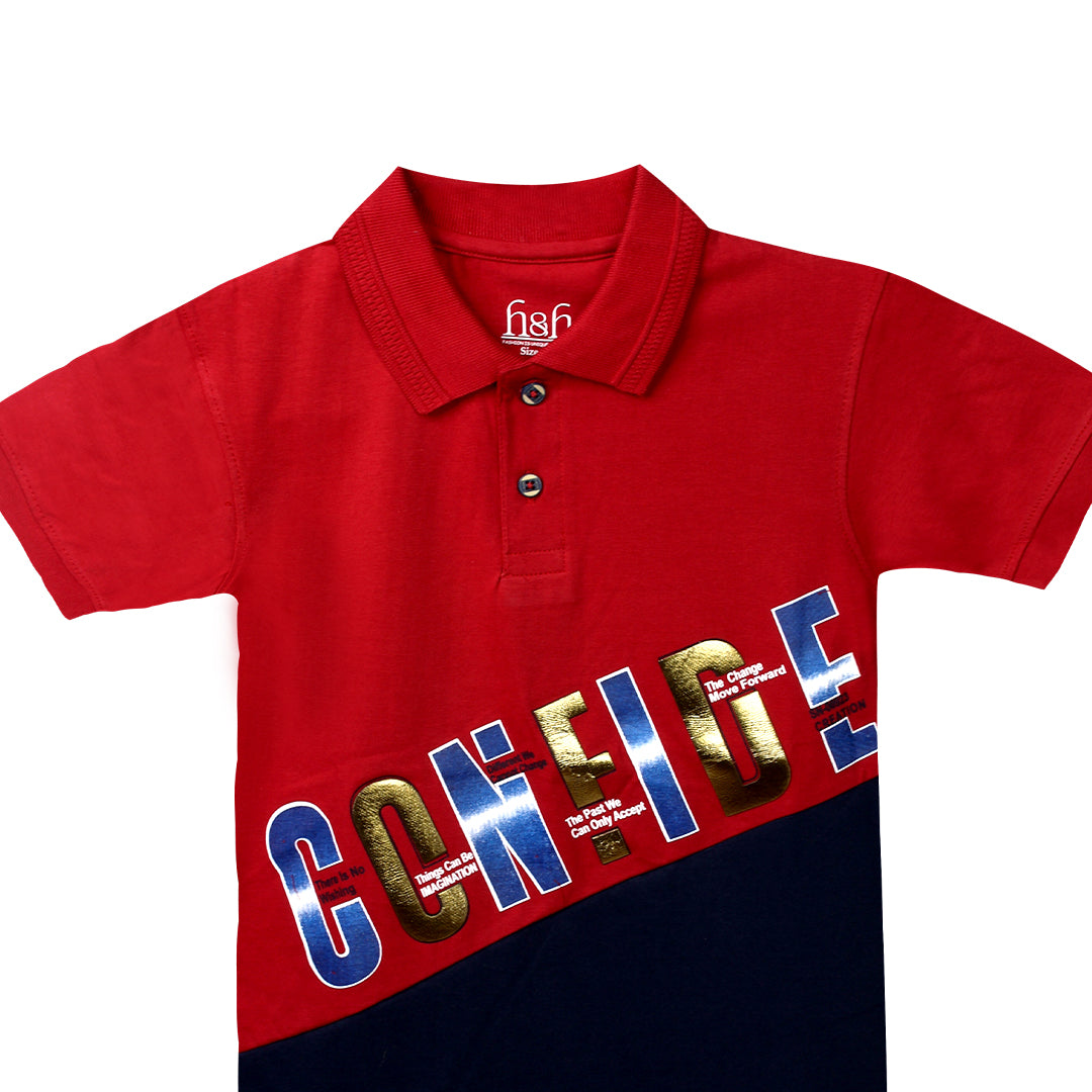 H&H Kids Polo T-shirt Red(KHC001)