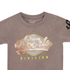 H&H Round Neck T-Shirt Chocolate Brown (KHC006)