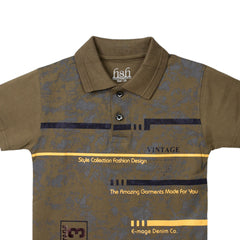 H&H Kids Polo T-Shirt Military Green (KHC004)