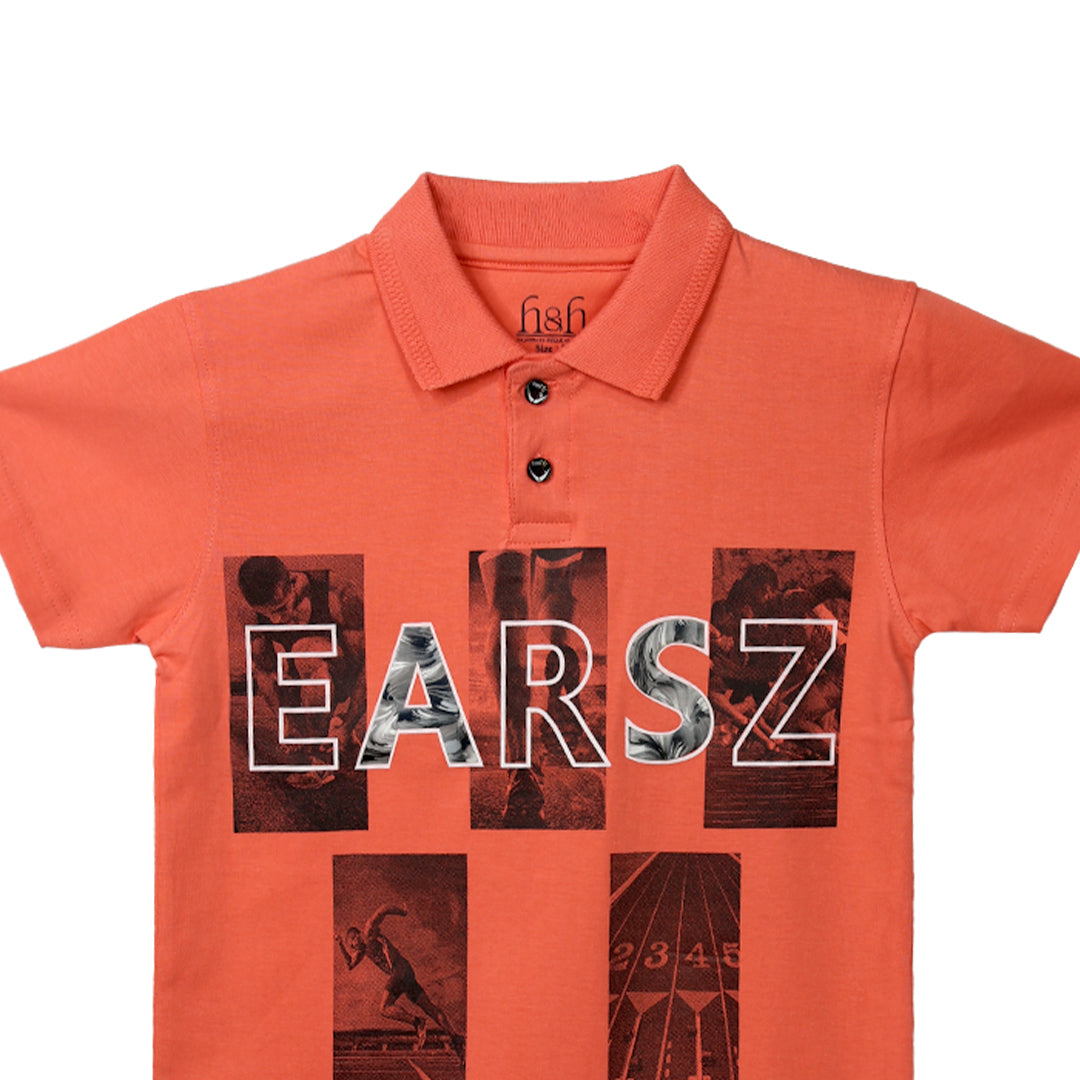 H&H Kids Polo T-Shirt Orange (KHC004)