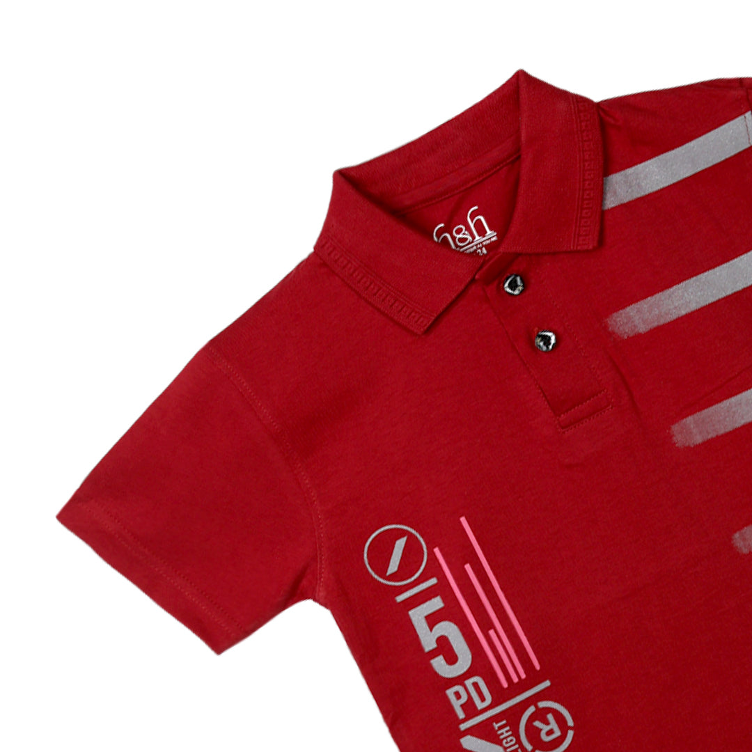 H&H Kids Polo T-Shirt Red (KHC004)