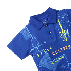 H&H Kids Polo T-Shirt Royal Blue (KHC004)