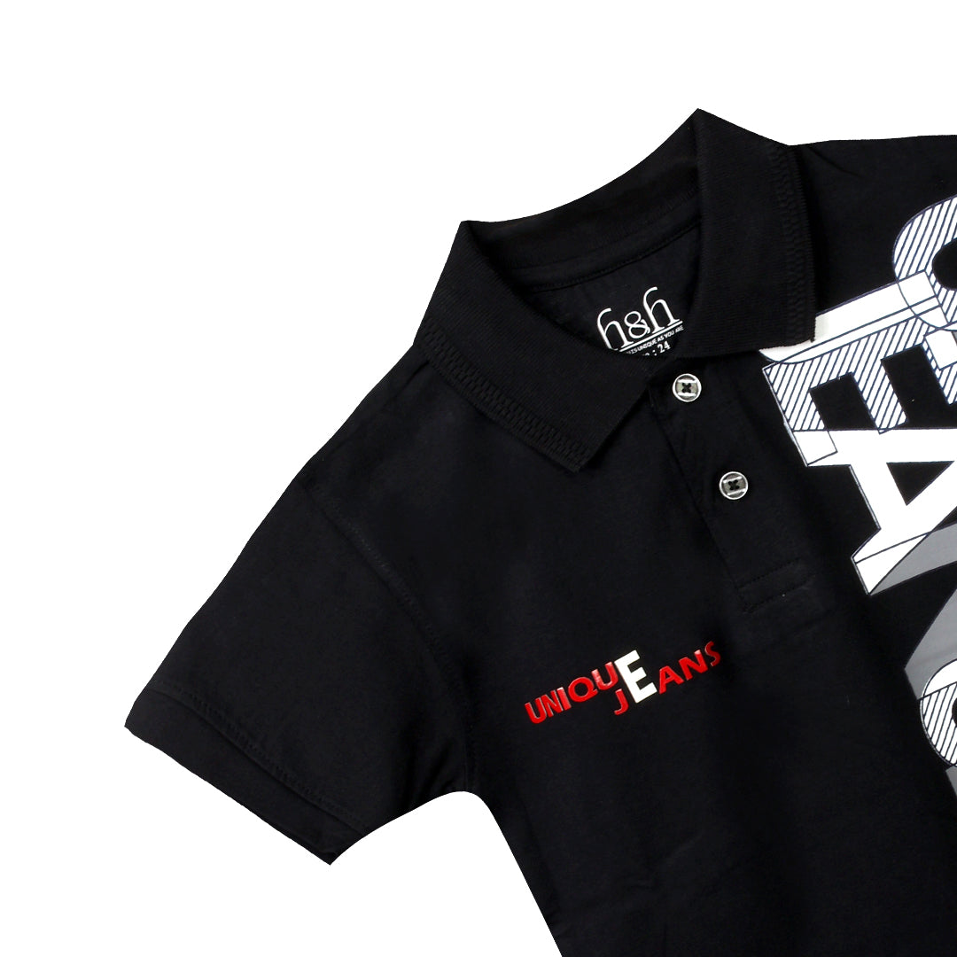 H&H Kids Polo T-shirt BLACK (KHC001)