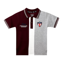 H&H Kids Polo T-shirt Maroon Grey (KHC010)