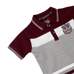 H&H Kids Polo T-shirt Maroon Grey (KHC011)
