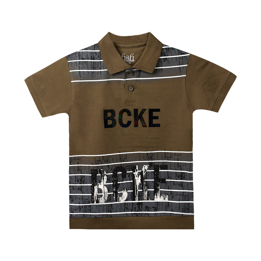 H&H Kids Polo T-shirt Military Green (KHC001)