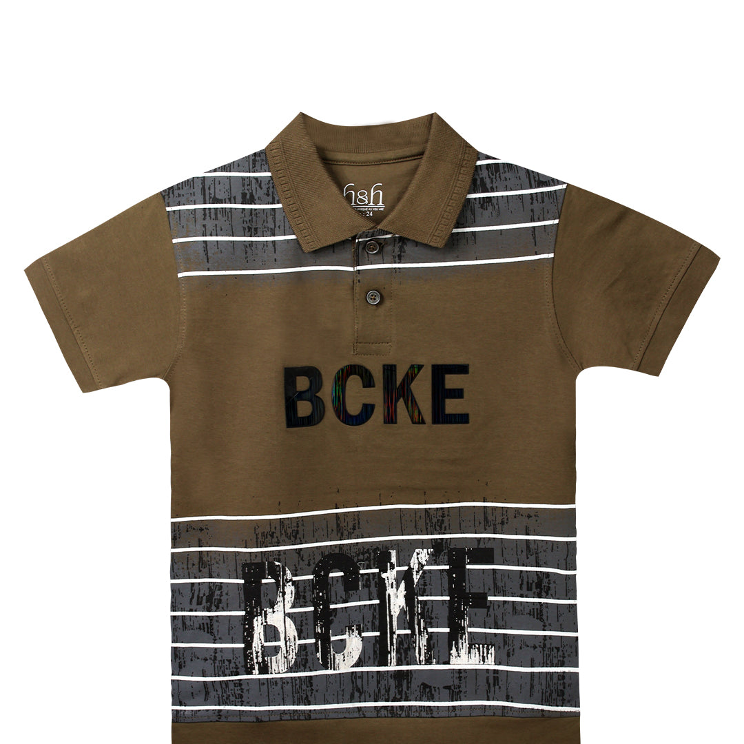 H&H Kids Polo T-shirt Military Green (KHC001)