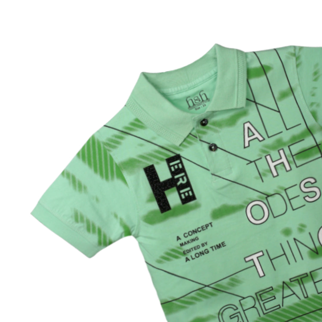 H&H Kids Polo T-shirt Mint Green (KHC001)