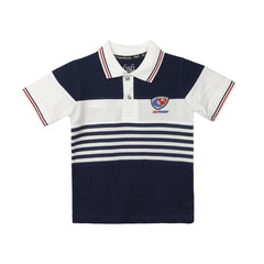 H&H Kids Polo T-shirt Navy White (KHC012)