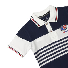 H&H Kids Polo T-shirt Navy White (KHC012)