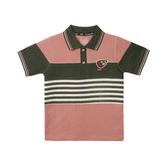 H&H Kids Polo T-shirt Onion Pink Olive Green (KHC012)