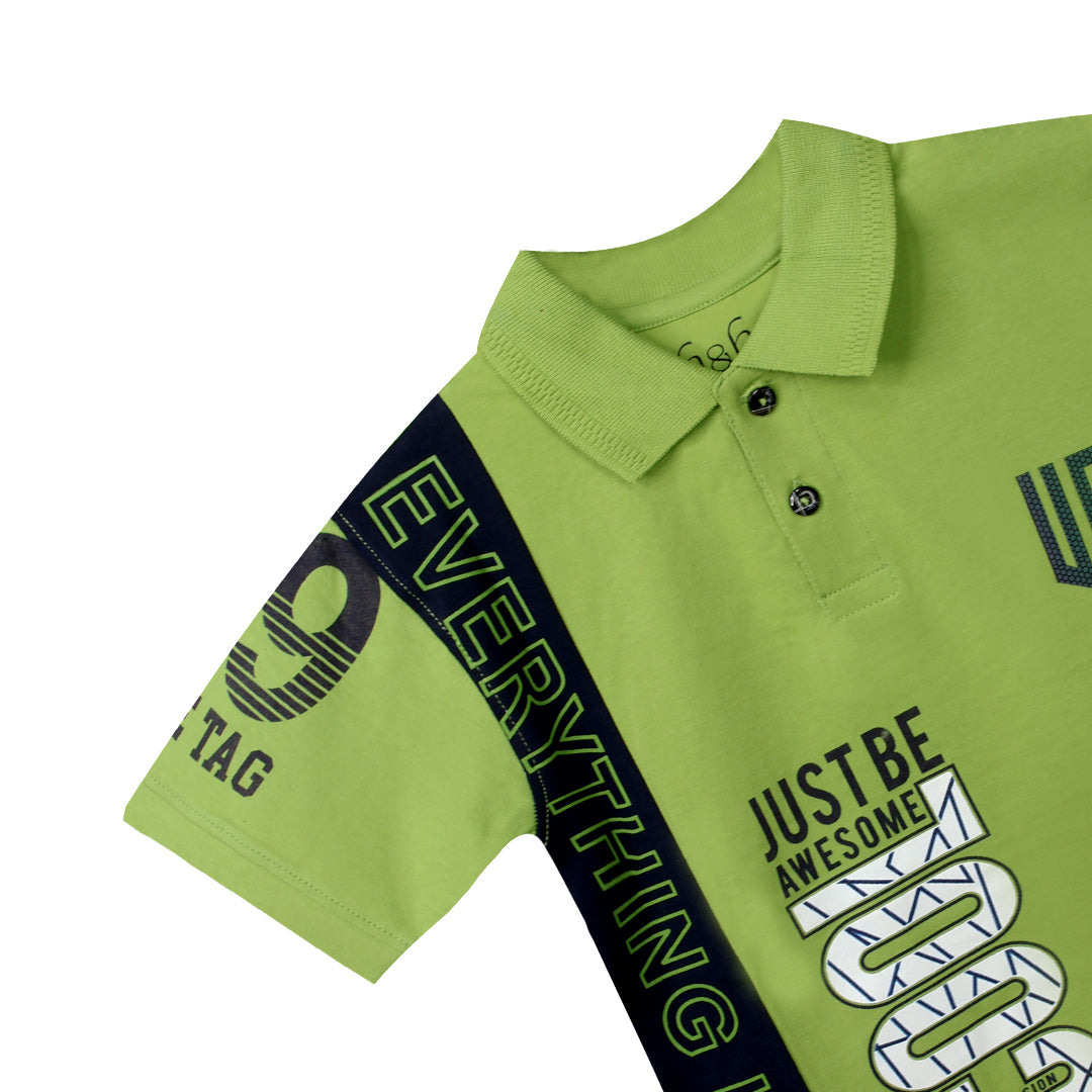 H&H Kids Polo T-shirt Parrot Green (KHC001)
