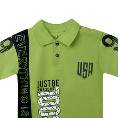 H&H Kids Polo T-shirt Parrot Green (KHC001)