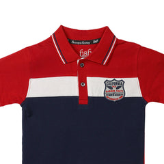 H&H Kids Polo T-shirt Red Navy (KHC011)