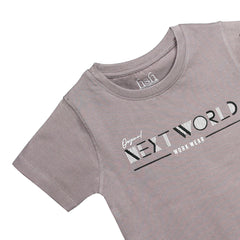 H&H Round Neck T-Shirt Half sleeve Chocolate (KHC009)
