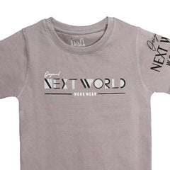 H&H Round Neck T-Shirt Half sleeve Chocolate (KHC009)