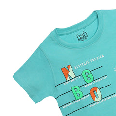 H&H Round Neck T-Shirt Half sleeve Mint Green (KHC009)