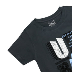 H&H Round Neck T-Shirt Half sleeve Steel Grey (KHC009)