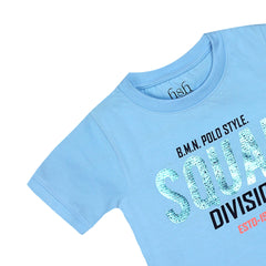 H&H Round Neck T-Shirt Light Blue (KHC006)