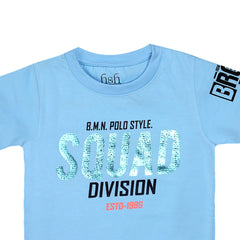 H&H Round Neck T-Shirt Light Blue (KHC006)