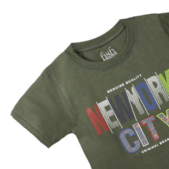 H&H Round Neck T-Shirt Military Green (KHC006)
