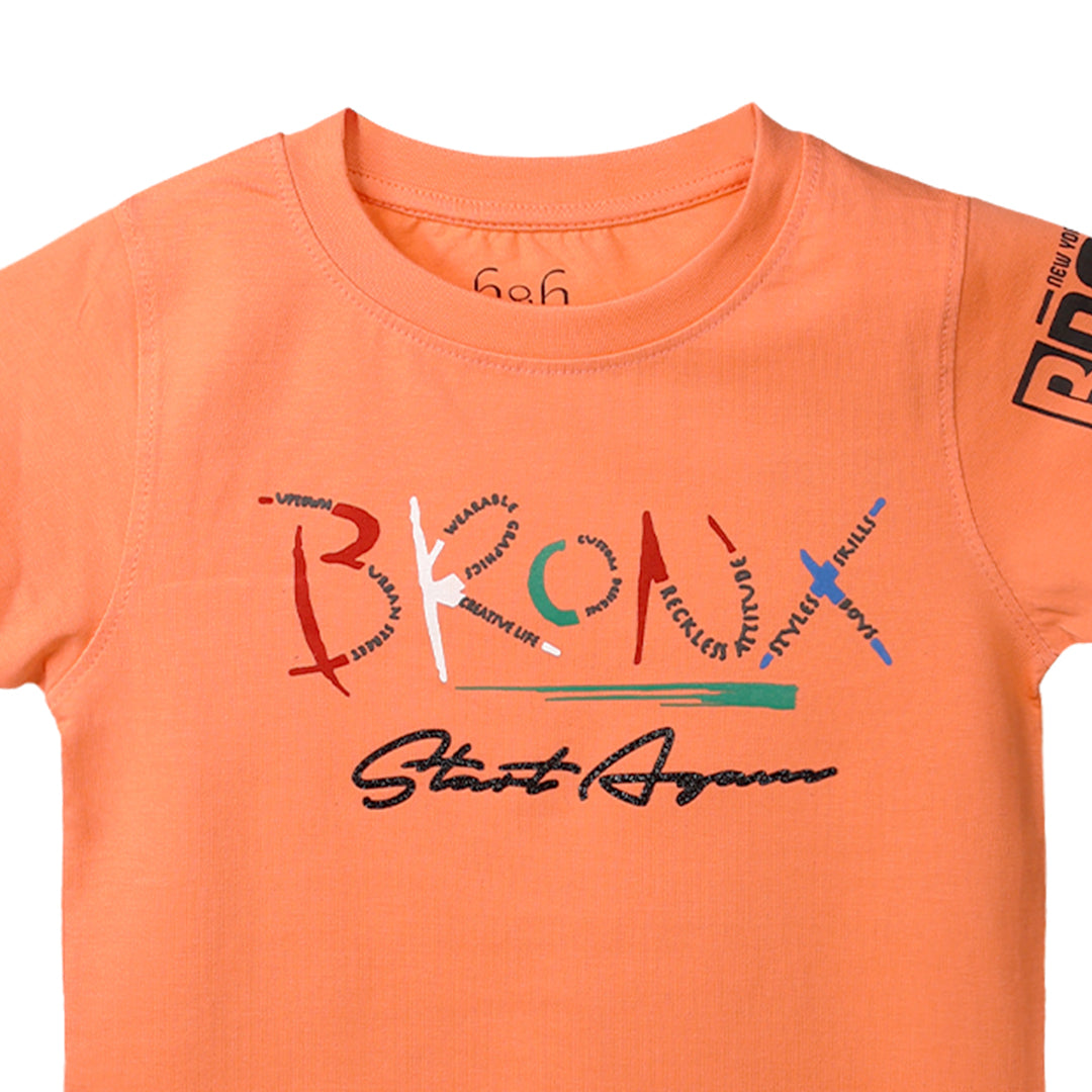 H&H Round Neck T-Shirt Orange (KHC006)