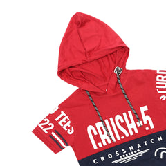 H&H Kids Hoodie T-shirt Red_Black (KHC002)