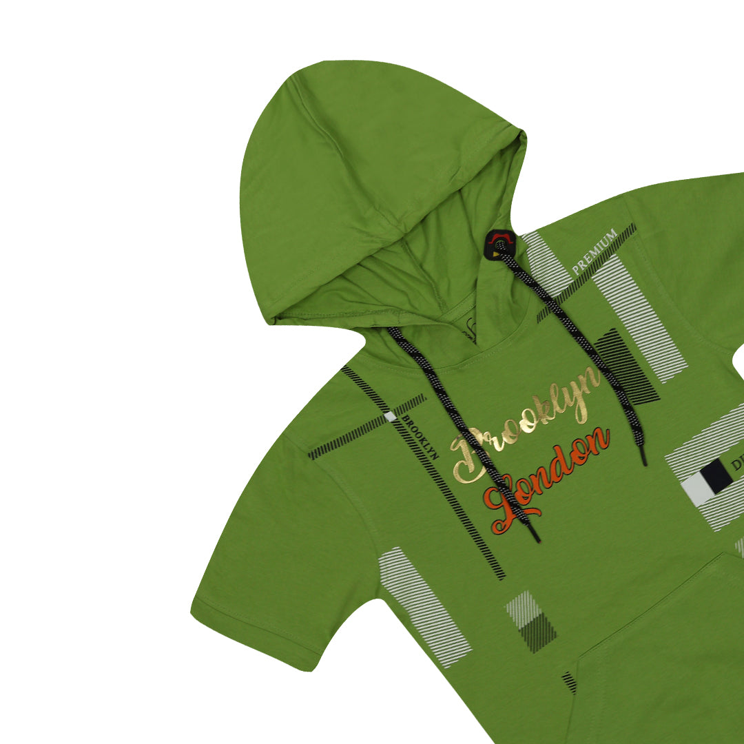 H&H Kids Hoodie T-shirt Pista Green (KHC003)