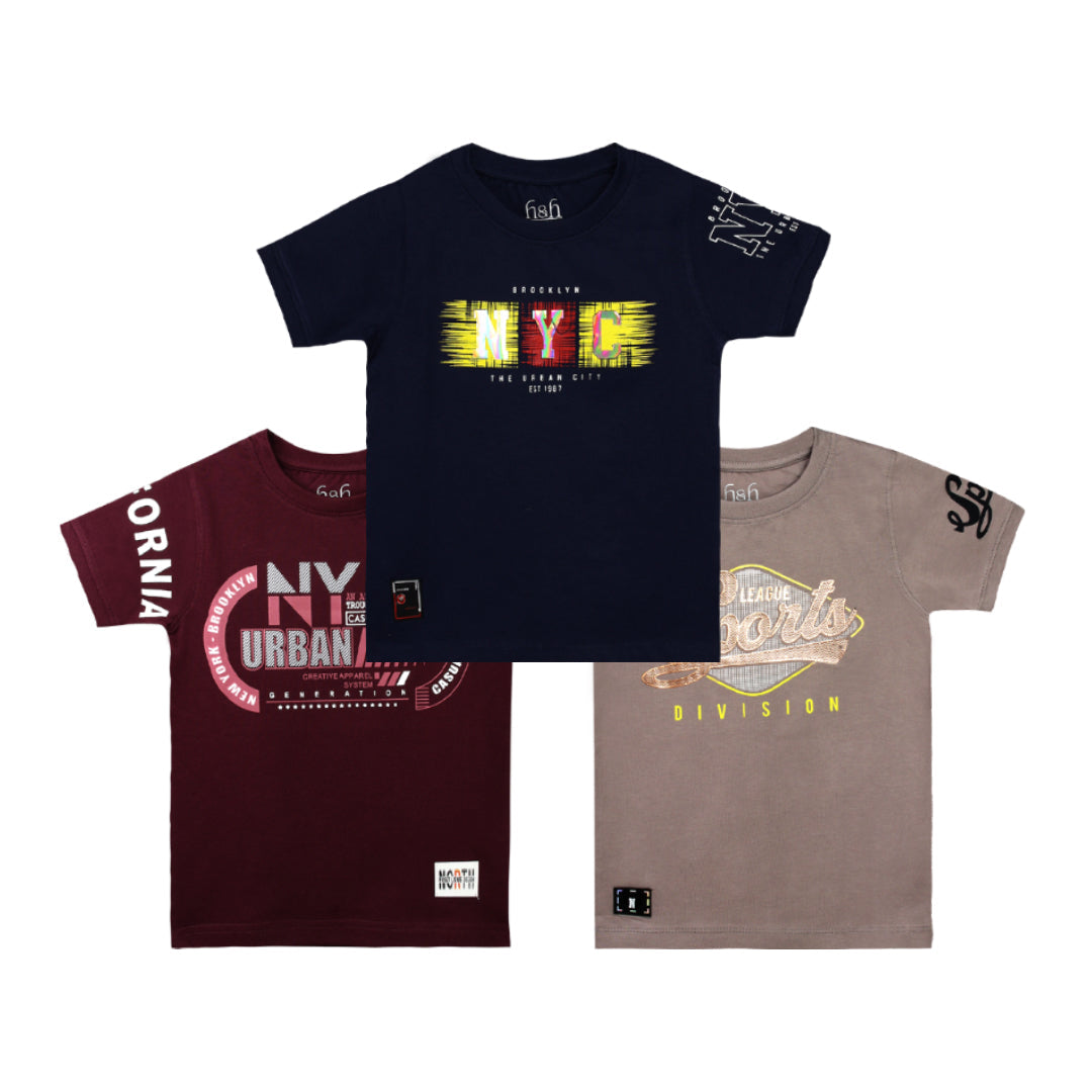 H&H Round Neck T-Shirt Combo